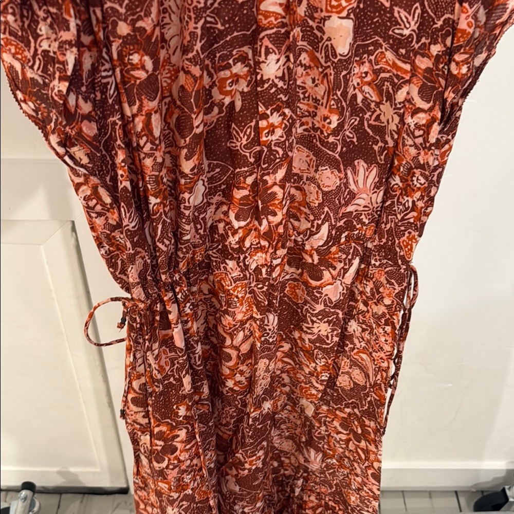 Floral Print Women's Dress - Picture 4 of 4